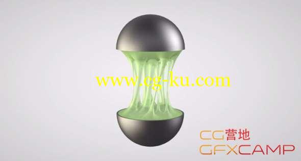 黏稠小球C4D教程 Cinema 4D - Dripping Liquid Slime Effect Tutorial的图片1
