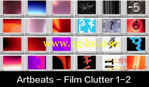 胶片漏光倒计时视频素材 Artbeats – Film Clutter 1-2的图片1