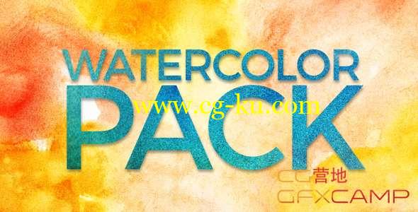 水彩水墨散开遮罩高清4K视频素材 Watercolor Pack的图片1