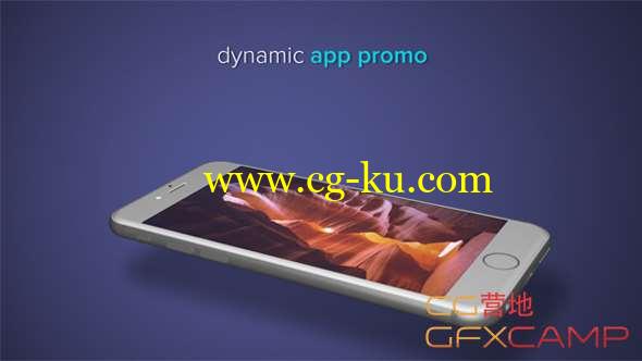 AE模板-安卓手机APP动画展示 Dynamic App Promo的图片1