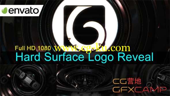 AE模板-三维机械场景Logo动画 Hard Surface Logo Reveal的图片1