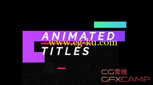 AE模板-11组4K文字标题动画 Titles的图片1
