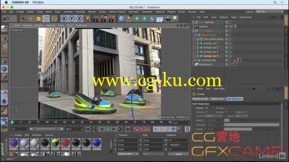 ﻿C4D R19特效基础教程(英文字幕) Lynda - Cinema 4D R19 Essentials: VFX的图片1