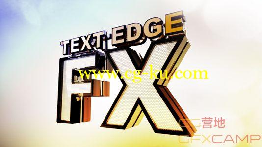 C4D倒角插件 Text Edge FX Pro 2.0 for Cinema 4D R12-R15 Win/Mac的图片1