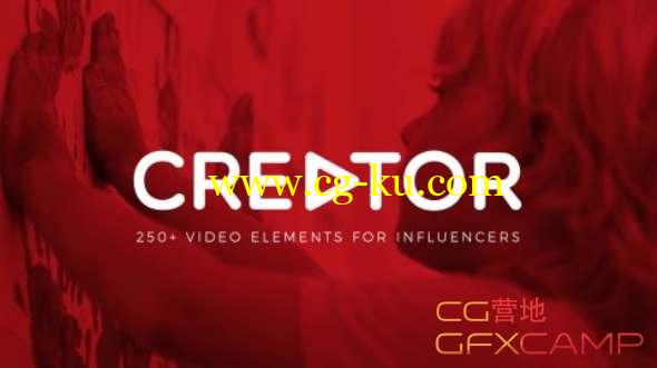 250组栏目包装图形转场字幕条动画视频素材 ROCRETSTOCK - Creator 250+ Elements for Influencers and Vloggers的图片1