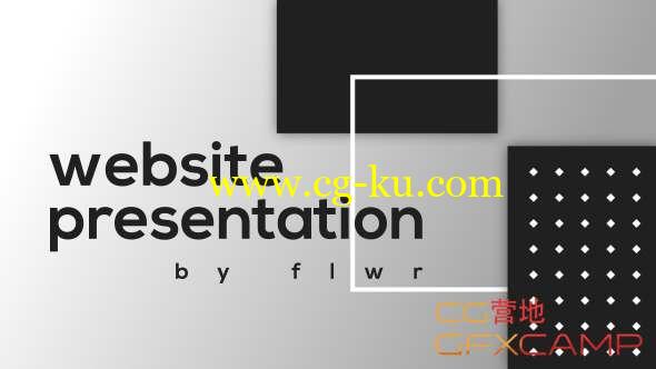AE模板-扁平化网站展示宣传片头 Flat Website Presentation的图片1