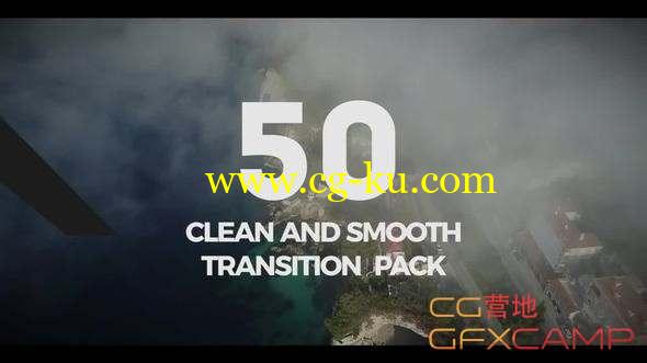 PR模板-50组图形动画视频转场 50 Clean Transition Pack - Premiere Pro Templates的图片1