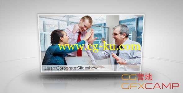 AE模板-简单商务图片展示片头 Clean Corporate Slideshow的图片1