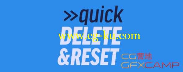 图层属性重置AE脚本 Aescripts Quick Delete & Reset v1.0 + 使用教程的图片1