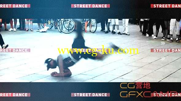AE模板-街头舞蹈宣传视频片头 Street Dance Opener的图片1