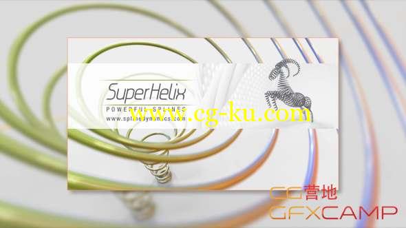 3DS MAX螺旋状样条线插件 SuperHelix V1.04 for 3DS MAX 2012 - 2018的图片1