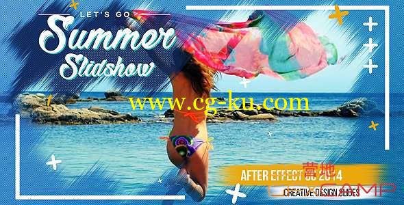 AE模板-夏天假期旅游视频幻灯片包装展示 Summer Slideshow的图片1