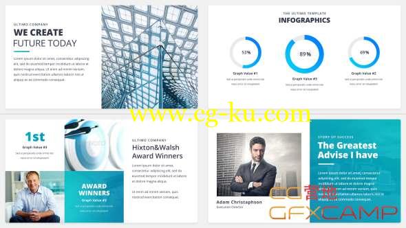 AE模板-简洁商务公司企业商品展示包装 The Ultimo - Corporate Presentation Pack的图片1