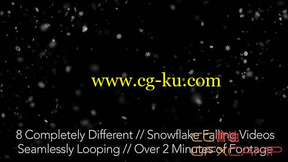 雪花飘动下雪视频素材 Snow Falling的图片1