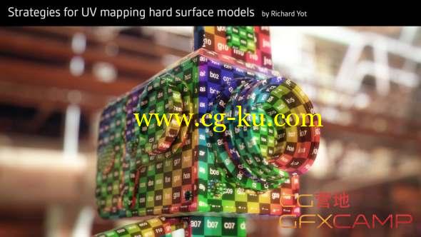 硬面物体模型展UV贴图教程 Strategies for UV Mapping Hard Surface Models的图片1