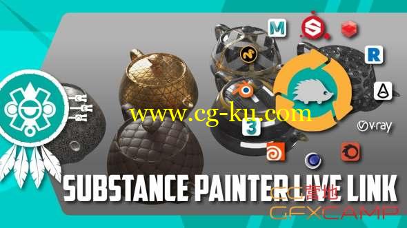 Substance Painter C4D/Max/Maya/Houdini/Modo/Blender桥接插件 Full Substance Painter Live Link V1.0.0.4 + 使用教程的图片1