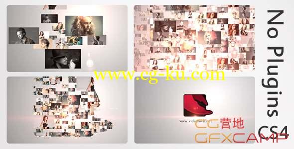 AE模板-图片汇聚Logo动画 Corporate Logo Formation的图片1