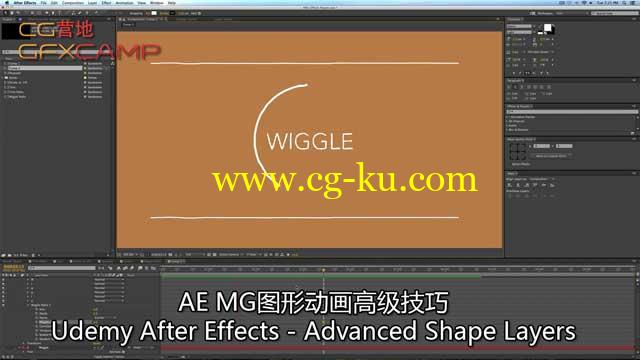AE MG图形动画高级技巧 Udemy After Effects Motion Graphics–Advanced Shape Layers的图片1