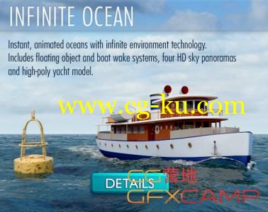 C4D海洋预设 C4Depot Infinite Ocean 1.4 for Cinema 4D的图片1