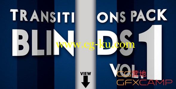 AE模板-72个百叶窗转场 VideoHive Transitions Pack – Blinds Vol.1的图片1