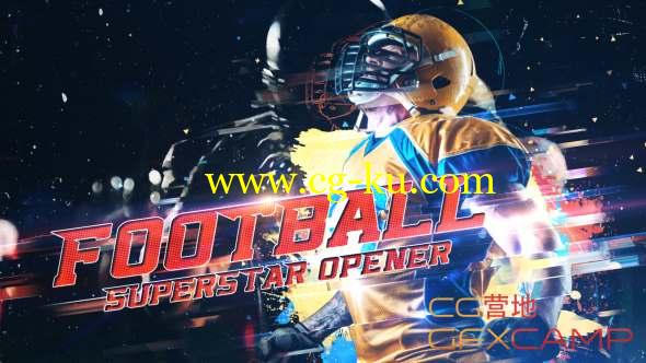 AE模板-体育橄榄球赛事宣传栏目包装 Football Superstar Opener的图片1