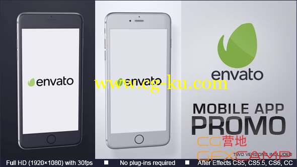AE模板-手机APP宣传展示动画 Mobile App Promo的图片1