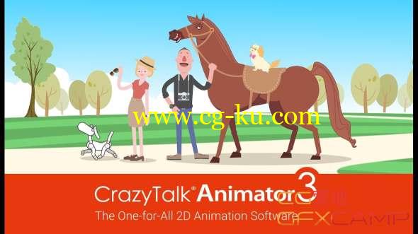 二维角色动画工具 Reallusion CrazyTalk Animator 3.2.2029.1 Pipeline Win破解版的图片1
