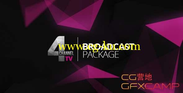 AE模板-时尚广告电视栏目包装片头 4TV Broadcast Package的图片1