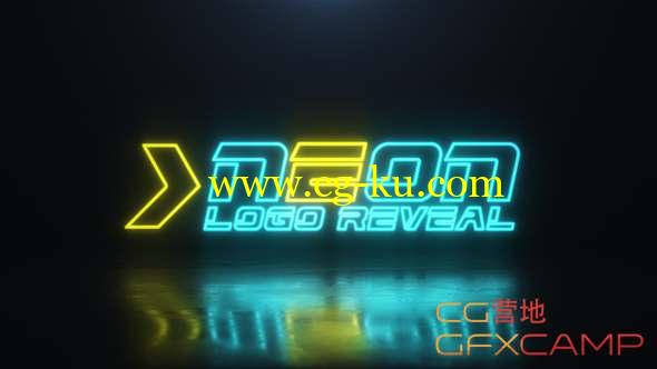 AE模板-霓虹灯Logo动画 Neon Logo的图片1