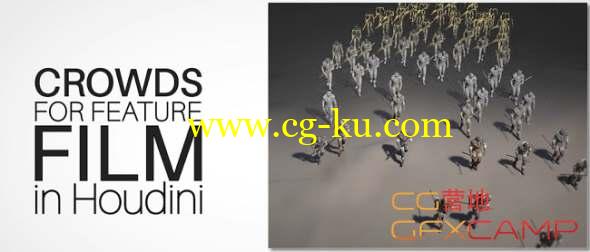 Houdini集群模拟特效教程 CGCircuit - Crowds for feature film in Houdini的图片1