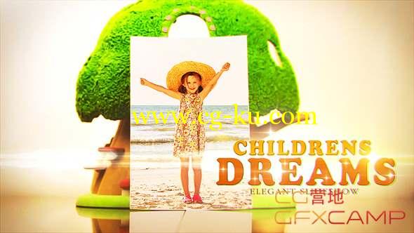 AE模板-儿童小孩玩具相册照片包装片头 Children's Dreams的图片1