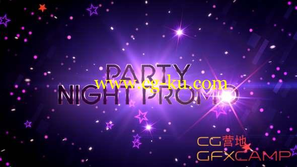AE模板-灯光闪烁背景音乐聚会视频宣传 Party Night Promo的图片1