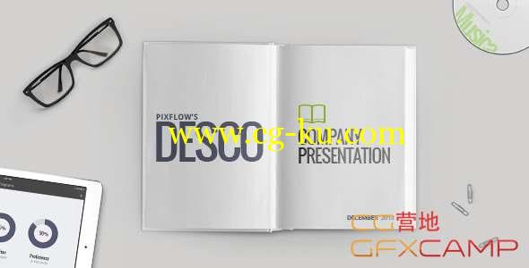 AE模板-商务办公室桌面合成宣传包装 Desco Company Presentation的图片1