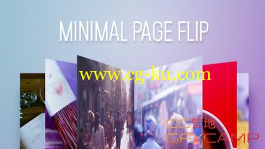 AE模板-书本翻动 VideoHive Minimal Page Flip的图片1