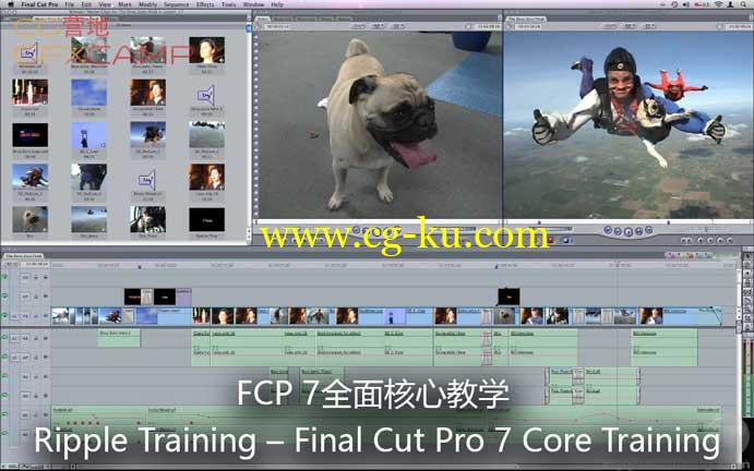 FCP全面教学 Ripple Training – Final Cut Pro 7 Core Training的图片1