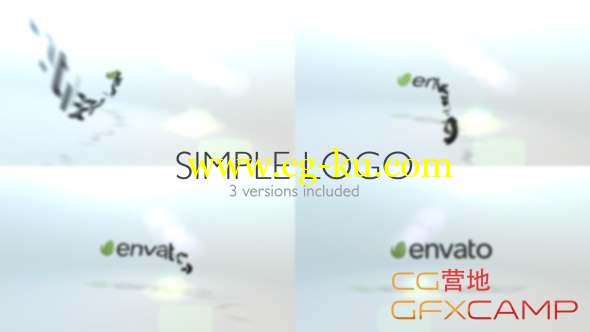 AE模板-简单百叶窗风格Logo动画 Simple Logo的图片1