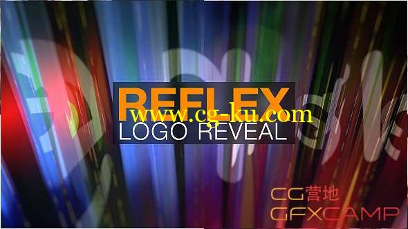AE模板-图形反射Logo动画 Reflex Logo Reveal的图片1