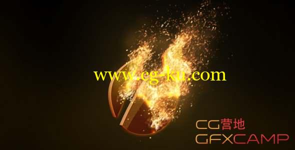 AE模板-三维火焰燃烧Logo动画 Spirit of Fire的图片1