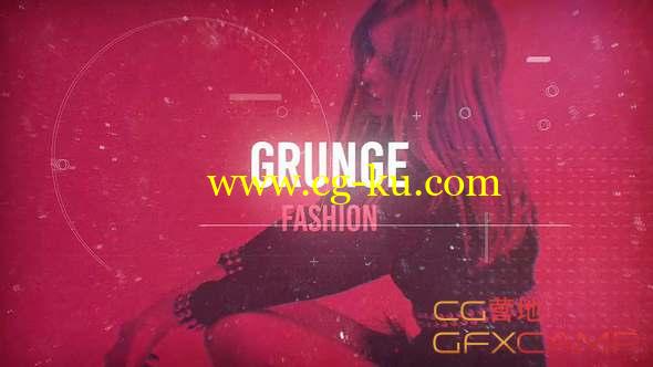 AE模板-时尚视频宣传包装片头 Grunge Fashion的图片1