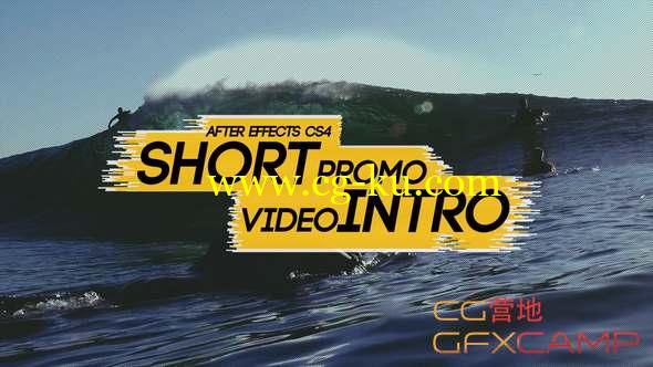 AE模板-简洁视频包装片头 Short Promo Video Intro的图片1