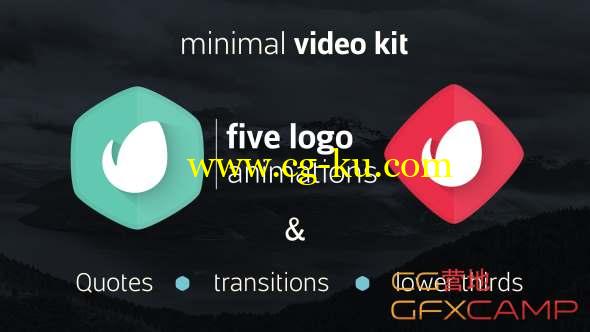 AE模板-创意图形Logo动画 Simple Minimal Video Kit的图片1
