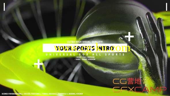 AE模板-三维体育栏目包装片头 Your Sports Intro的图片1