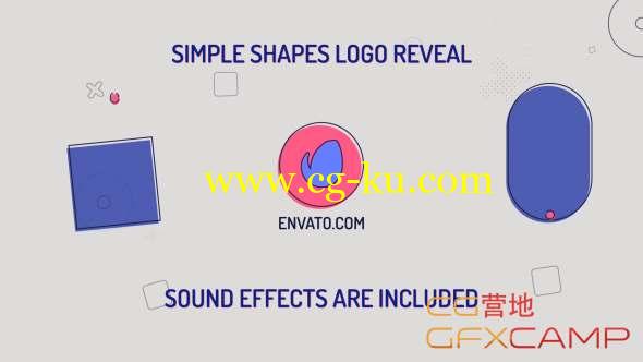 AE模板-创意MG图形Logo动画 Simple Shapes Logo的图片1