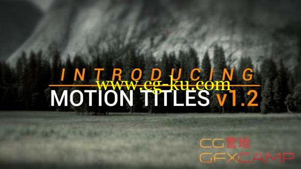 FCPX插件-25组文字标题动画 Motion Titles 4k的图片1