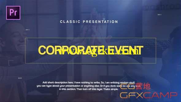 PR模板-商务活动合作宣传片头 Corporate Events的图片1