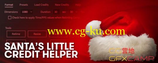 人员信息字幕介绍AE脚本 Aescripts Santa's Little Credit Helper + 使用教程的图片1