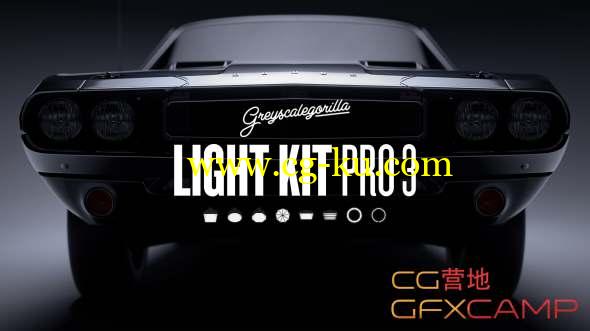 C4D灰猩猩摄影棚灯光预设 GreyScaleGorilla - Light Kit Pro 3.0 For Cinema 4D R18/R19/R20 Win/Mac的图片1