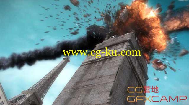 火焰楼房爆炸教程 CGPedia – Tower Destruction in Maya & Max的图片1