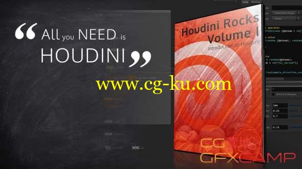 Houdini特效全面基础教程 Gumroad - VFX'n'GO - Houdini Rocks - Volume 1的图片1