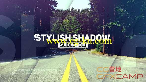 AE模板-切割幻灯片开场 Stylish Shadow Slideshow的图片1